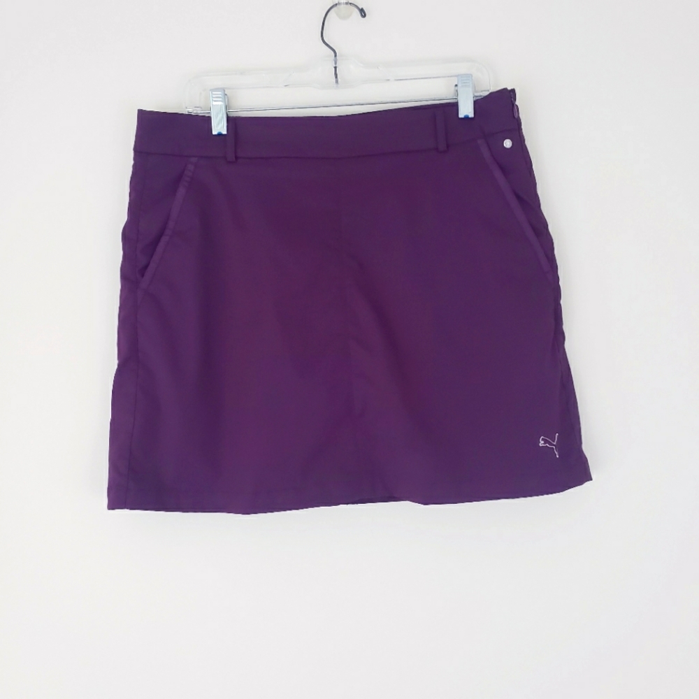 Puma Dark Purple Golf Skirt Tennis Athletic Skort